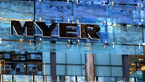 Myer shares soared after a trading update beat market expectations.